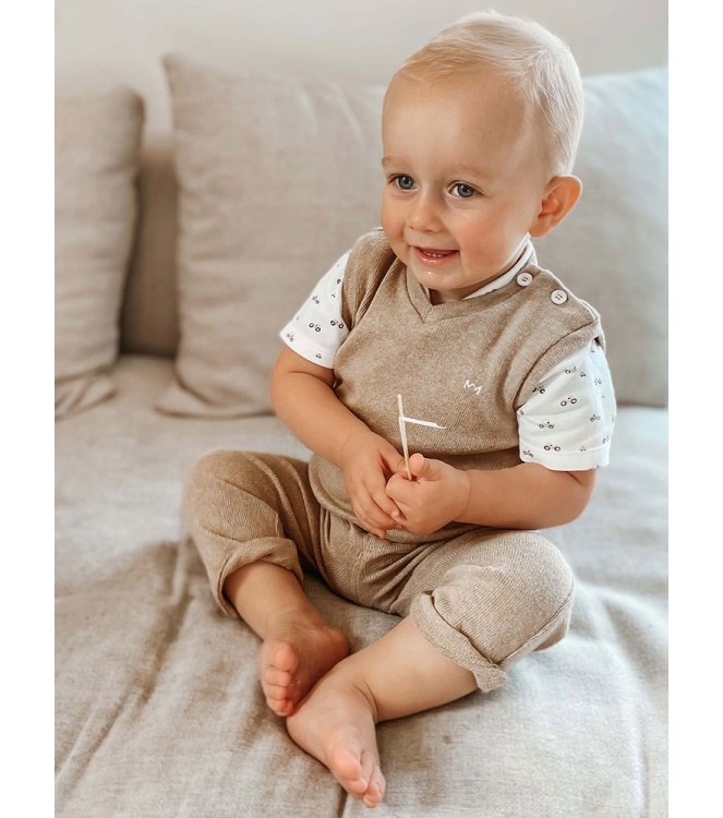 Gymp shirts W-BG White - Beige 353-4156-20
