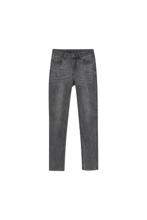 Indian Blue Jeans Spijkerbroek Tapered Fit 1149 Used Grey Denim