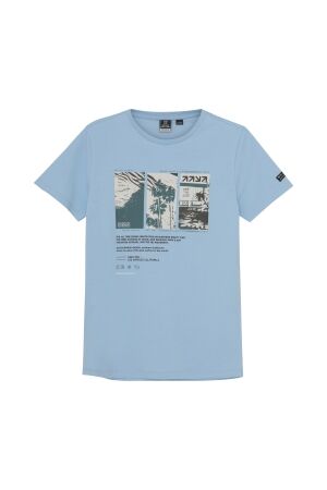 Indian Blue Jeans T-shirt Print 7547 Blue Bell