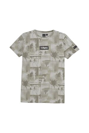 Indian Blue Jeans T-shirt IBJ all over print 1224 Dawn Blue