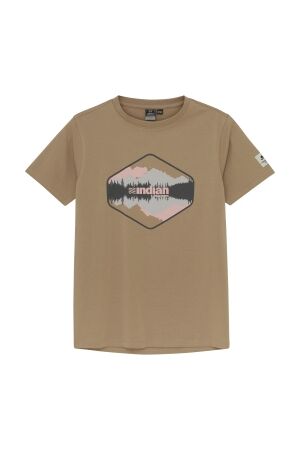 Indian Blue Jeans T-shirt Chest print 2192 Desert Sand